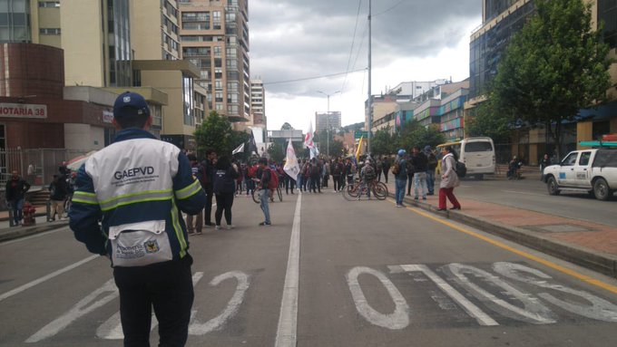 Marcha de estudiantes el jueves 24 de octubre