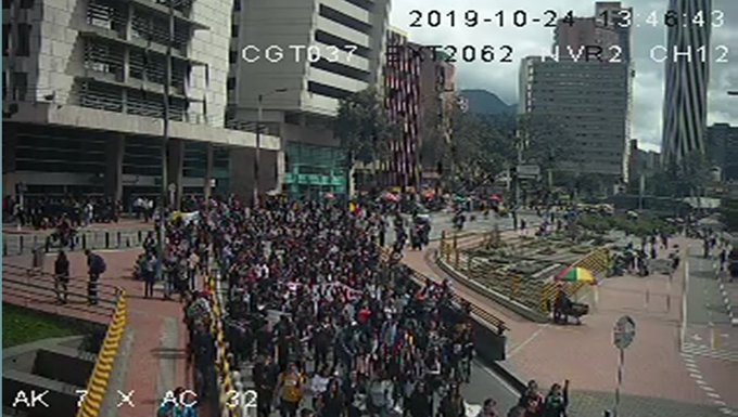 Marcha de estudiantes el jueves 24 de octubre