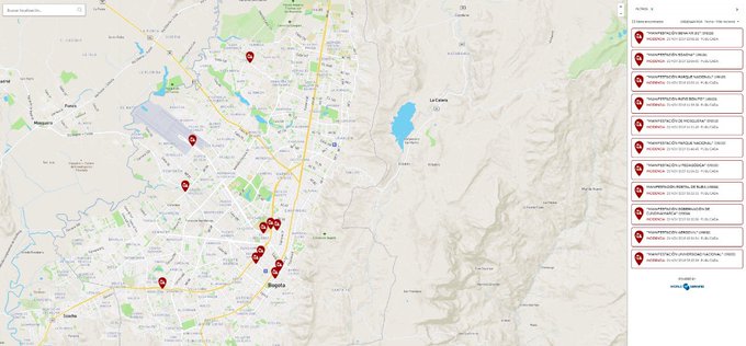 Paro Nacional el 21 de noviembre de 2019