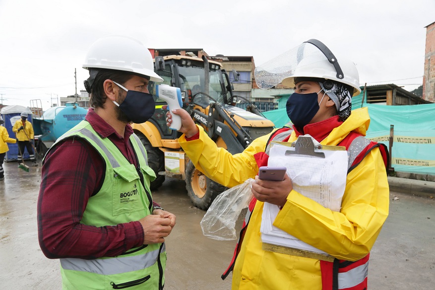 Más de 13 mil empleos se generan con la reactivación de obras el IDU