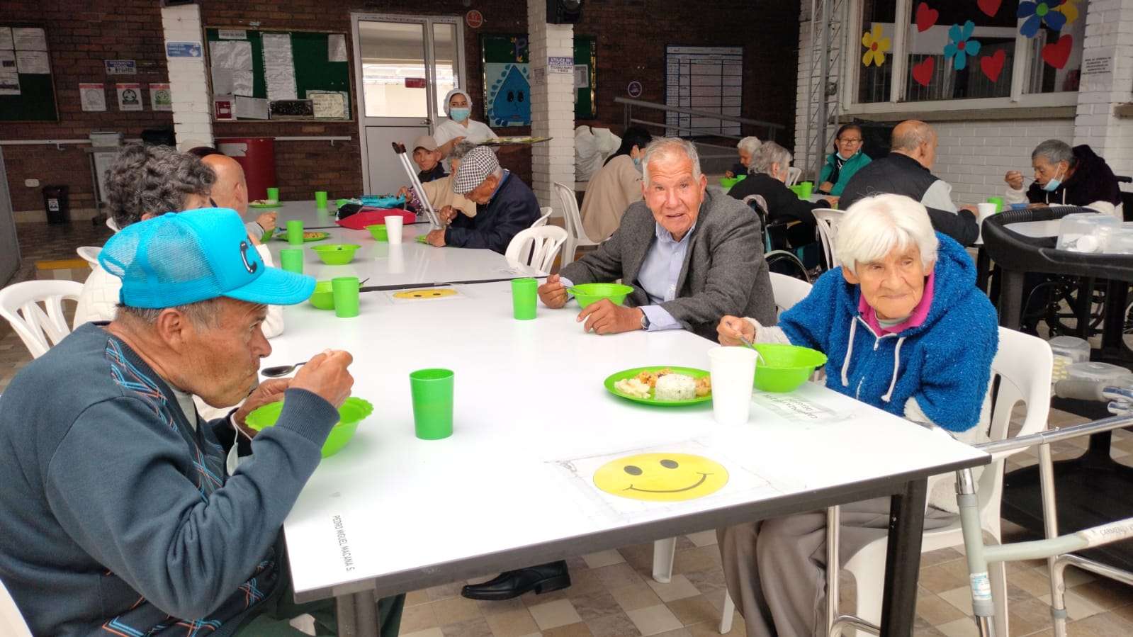 En el comedor