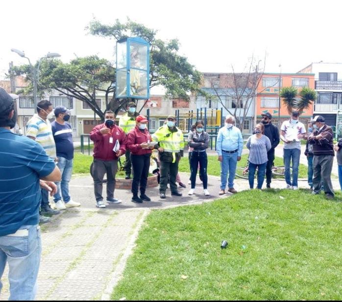 Encuentro en Bosa para hablar sobre frentes de Seguridad 