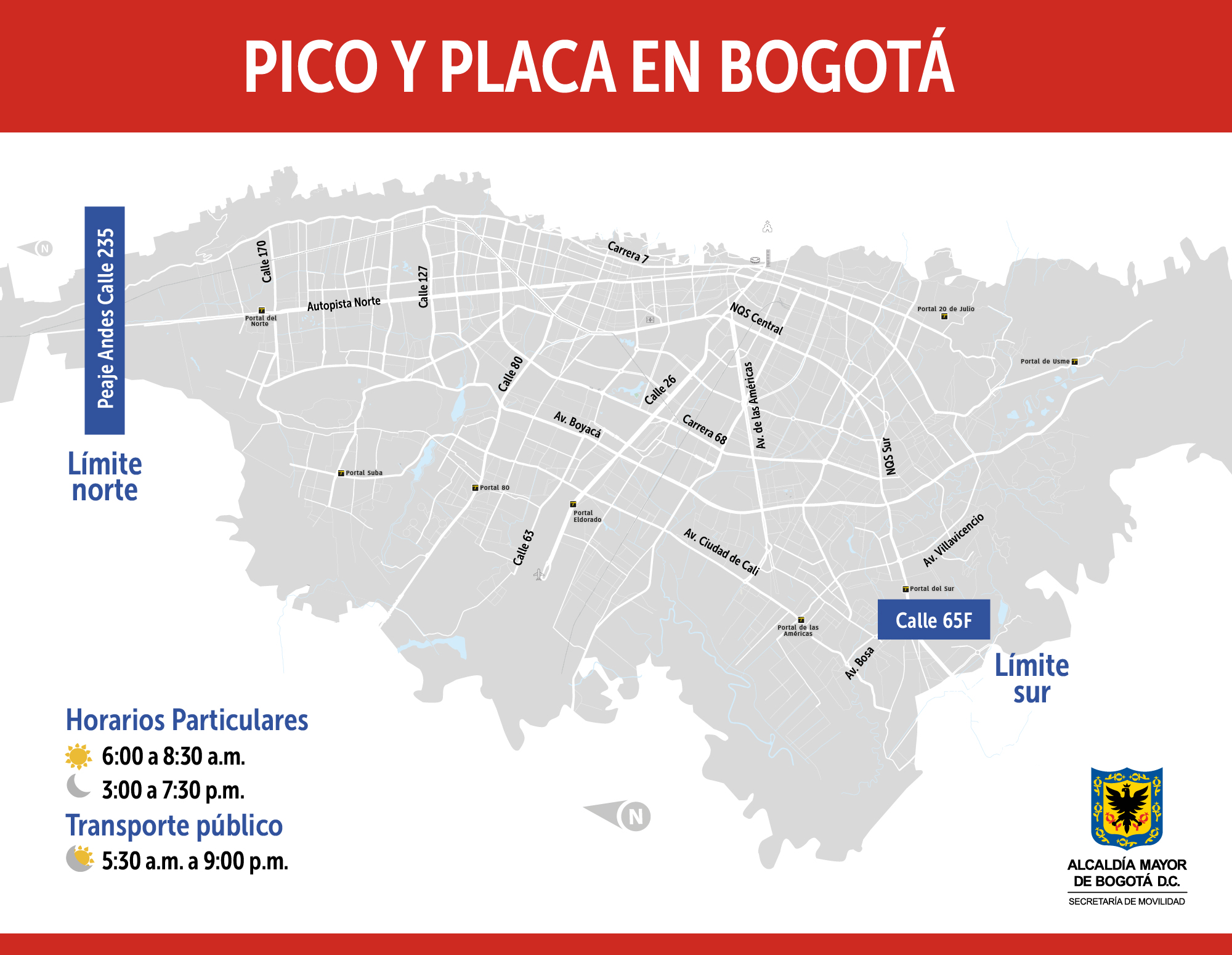 Pico y placa en Bogotá el lunes 10 de febrero 2020