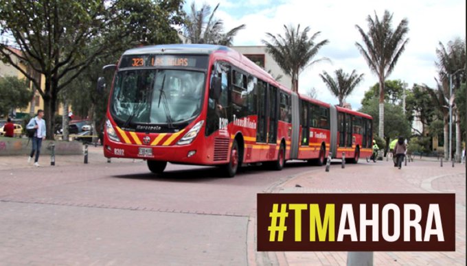 TransMilenio en el día sin carro 2020