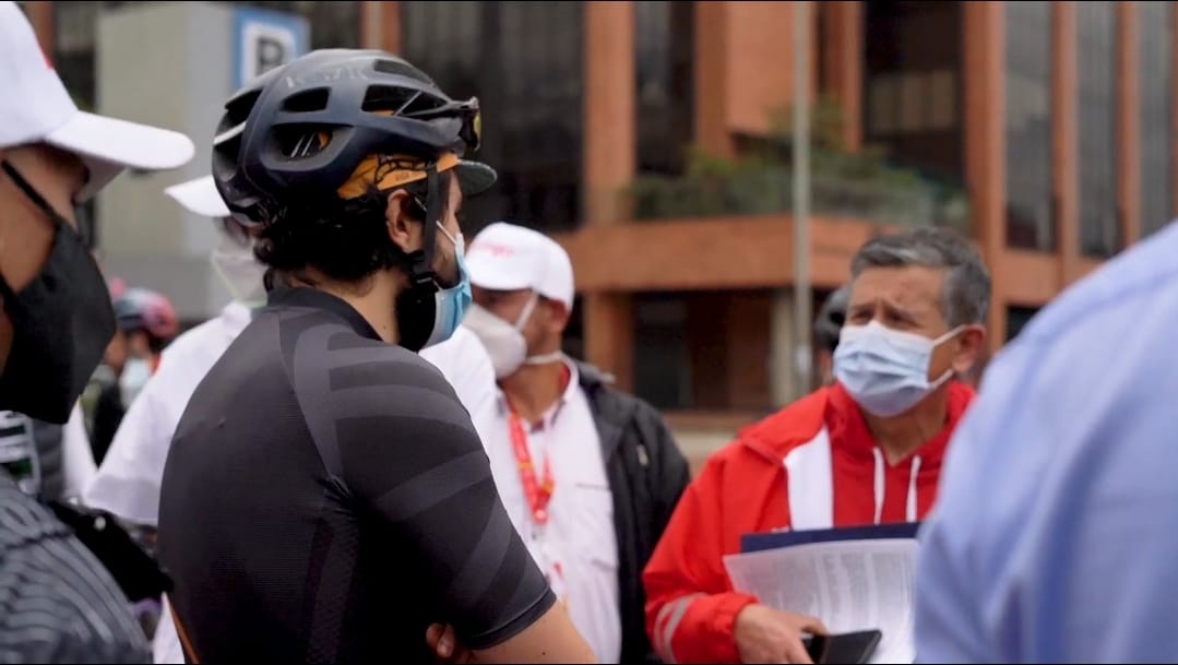 Los colectivos de Biciusuarios trabajan de la manos con la Secretaría de Seguridad en pro de la seguridad de los ciudadanos en las vías - FOTO: Prensa Secretaría de Seguridad