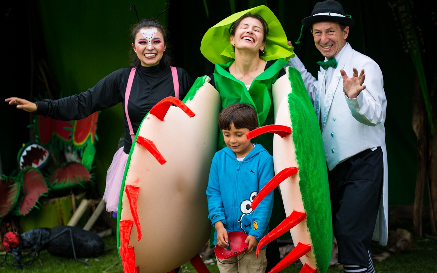 Exposición de plantas carnívoras en el Jardín Botánico de Bogotá