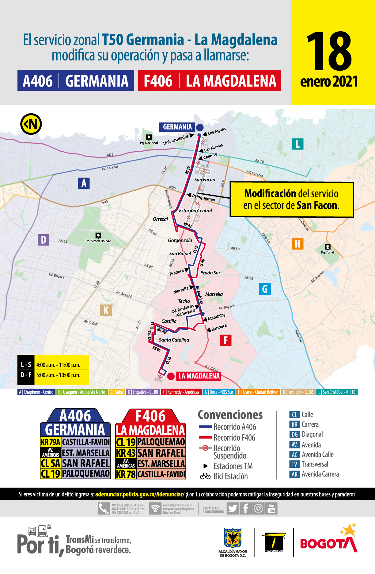 Ruta AF 406: Germania- La Magdalena 