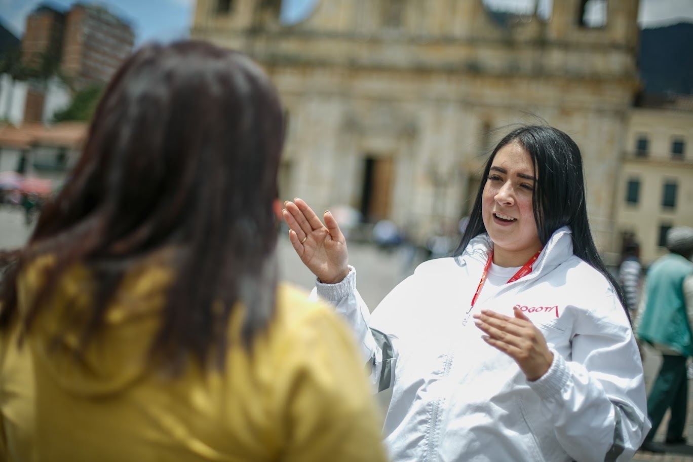 Lina Rey, Gestora de Diálogo - Foto: Alcaldía Bogotá