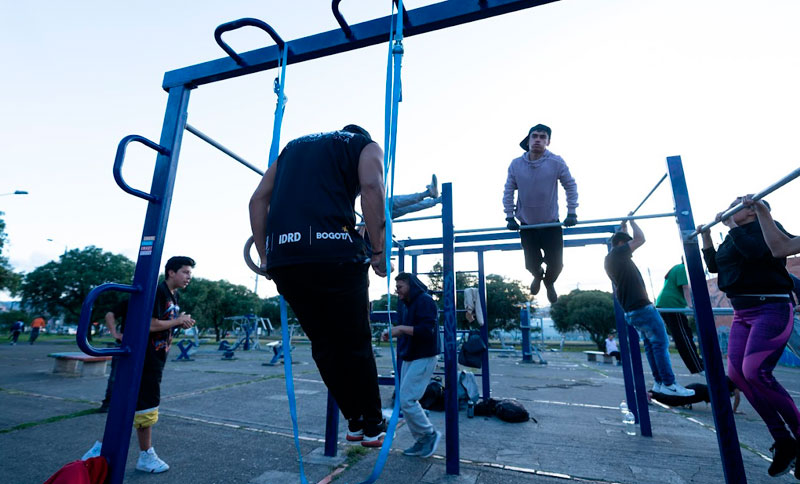 Gimnasios al parque