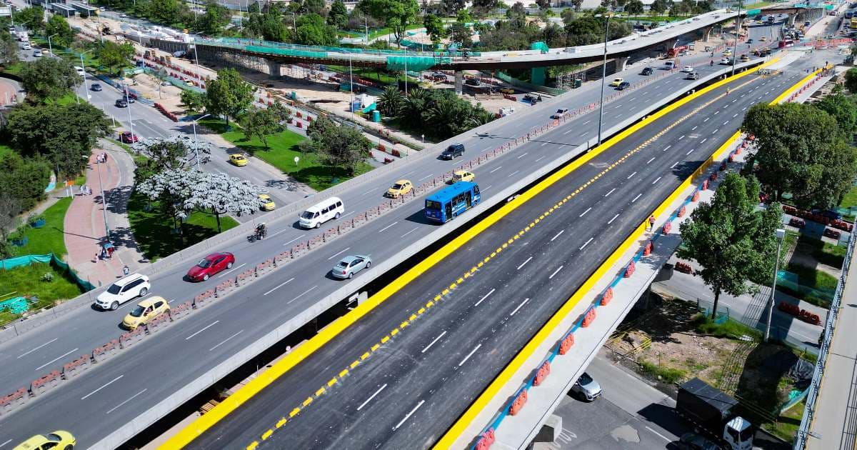 Gobierno de Galán pone en servicio el puente occidental de av. 68 con calle 26