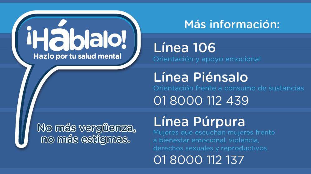 Imagen de líneas de atención en salud mental en Bogotá