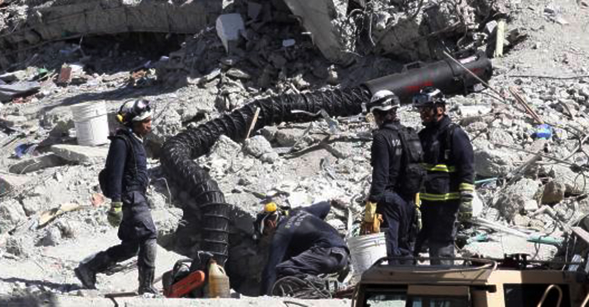 Conoce la valentía de los integrantes del grupo USAR - FOTO: Prensa Bomberos de Bogotá