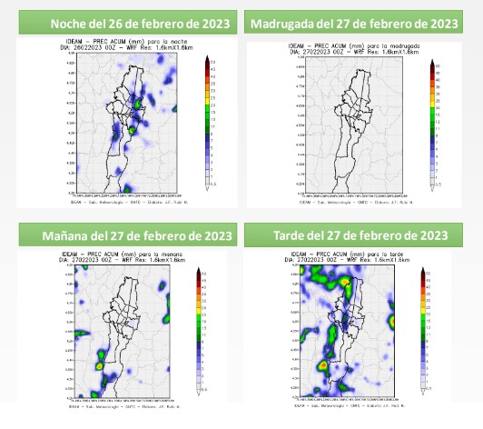 Pronóstico del clima para este lunes 27 de febrero de 2023 en Bogotá