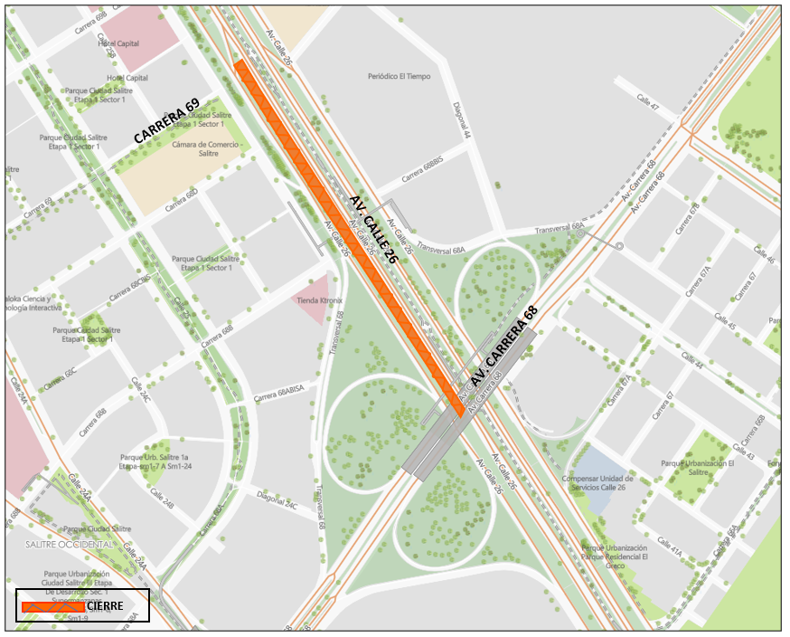 Mapa 1. Zona de Obra