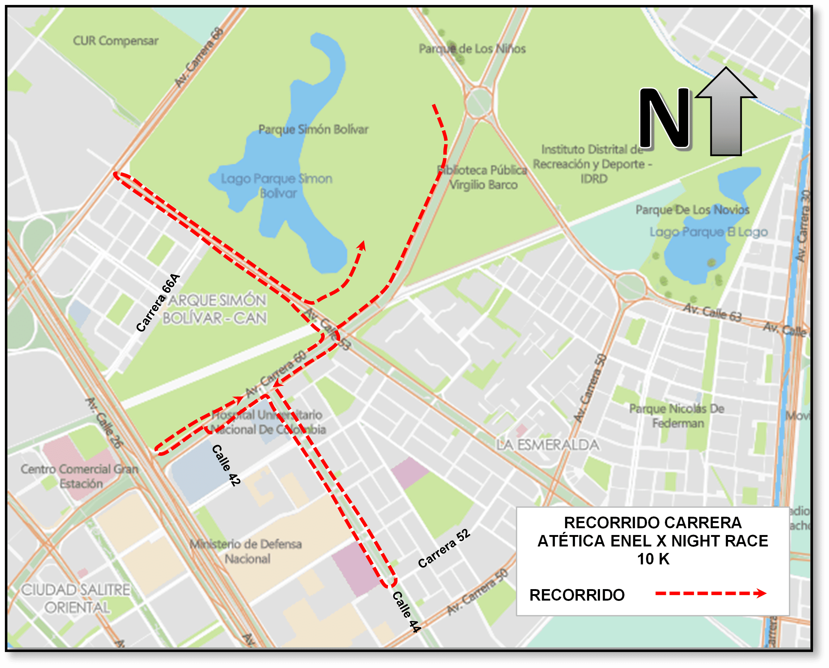 'Carrera Enel X Nigth Race 10 K' : FOTO: Prensa Secretaría de Movilidad