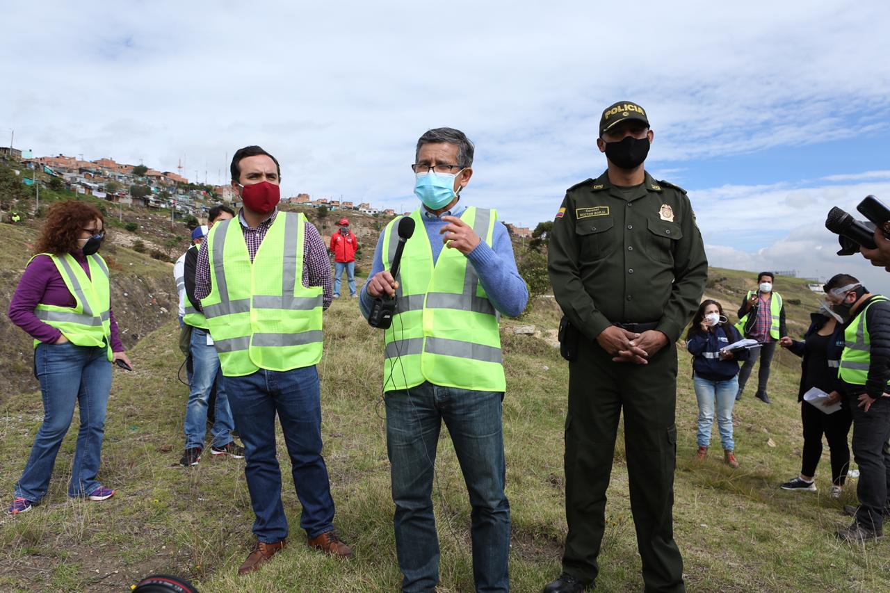 Distrito protege familias asentadas en Altos de La Estancia - FOTO: Prensa Secretaría de Gobierno