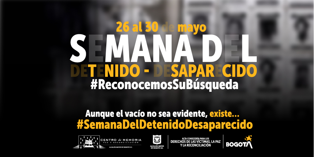 Poster semana del detenido desaparecido