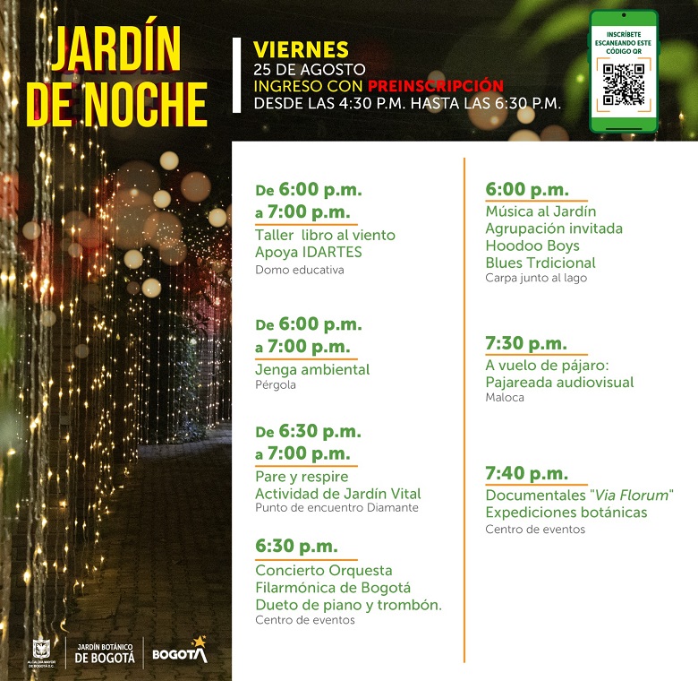 Jardin de noche programación 2