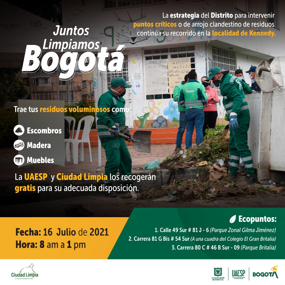 Juntos limpiamos Bogotá