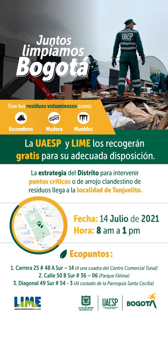 Juntos limpiamos Bogotá