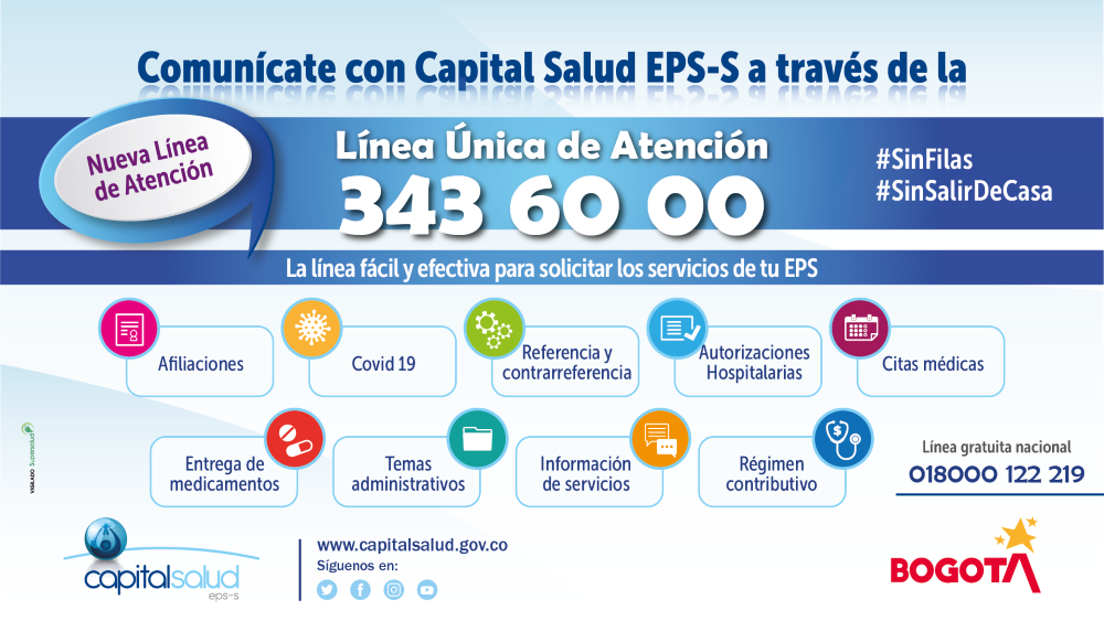 Línea atención Capital Salud