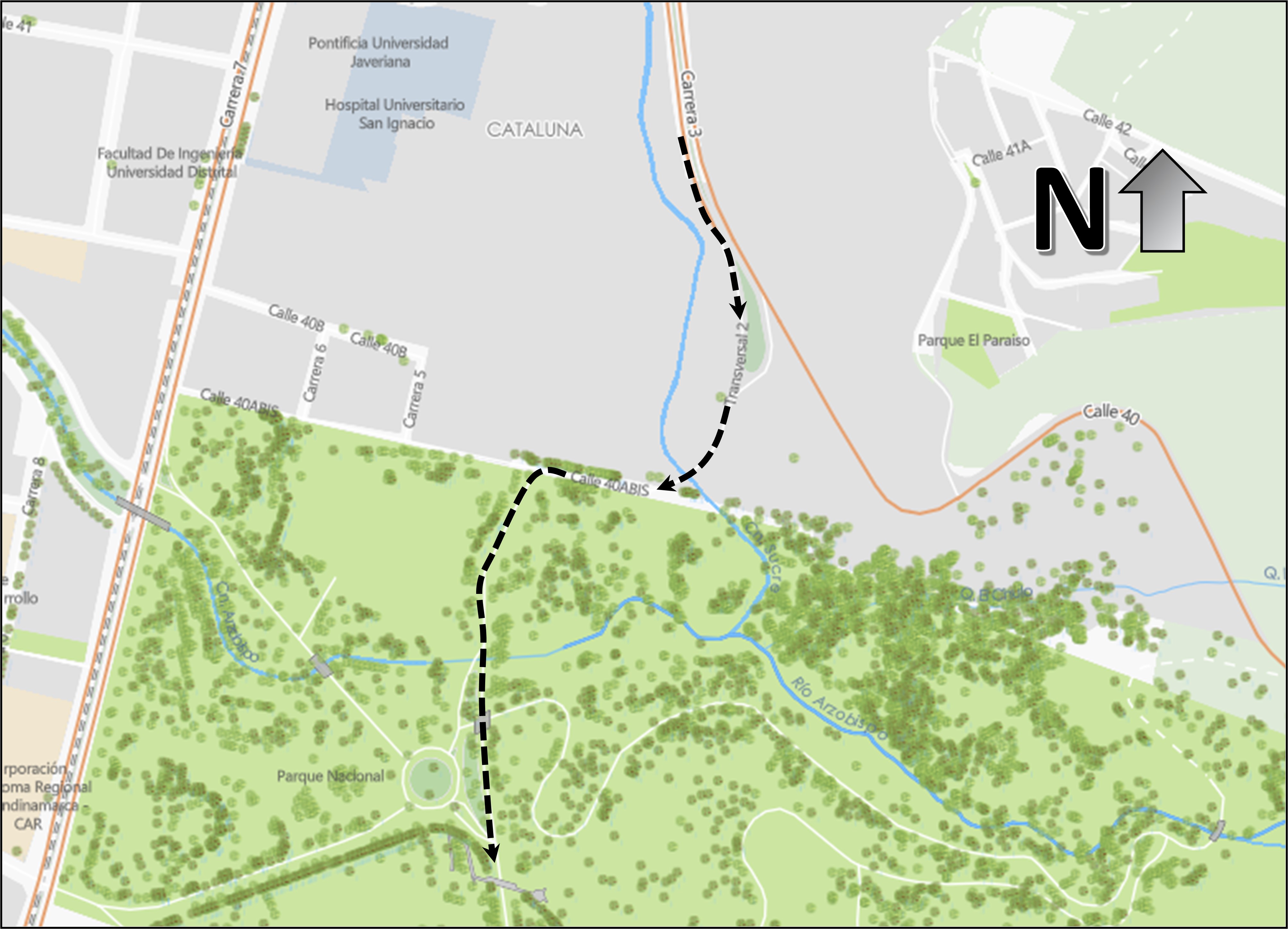 Cierres y desvíos en Bogotá por Runtrail Urbano 23 de junio 2024 