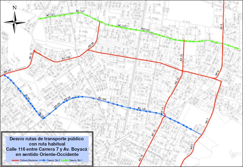 Cierres y desvíos por la Ciclovía Nocturna del 14 de diciembre 2023 