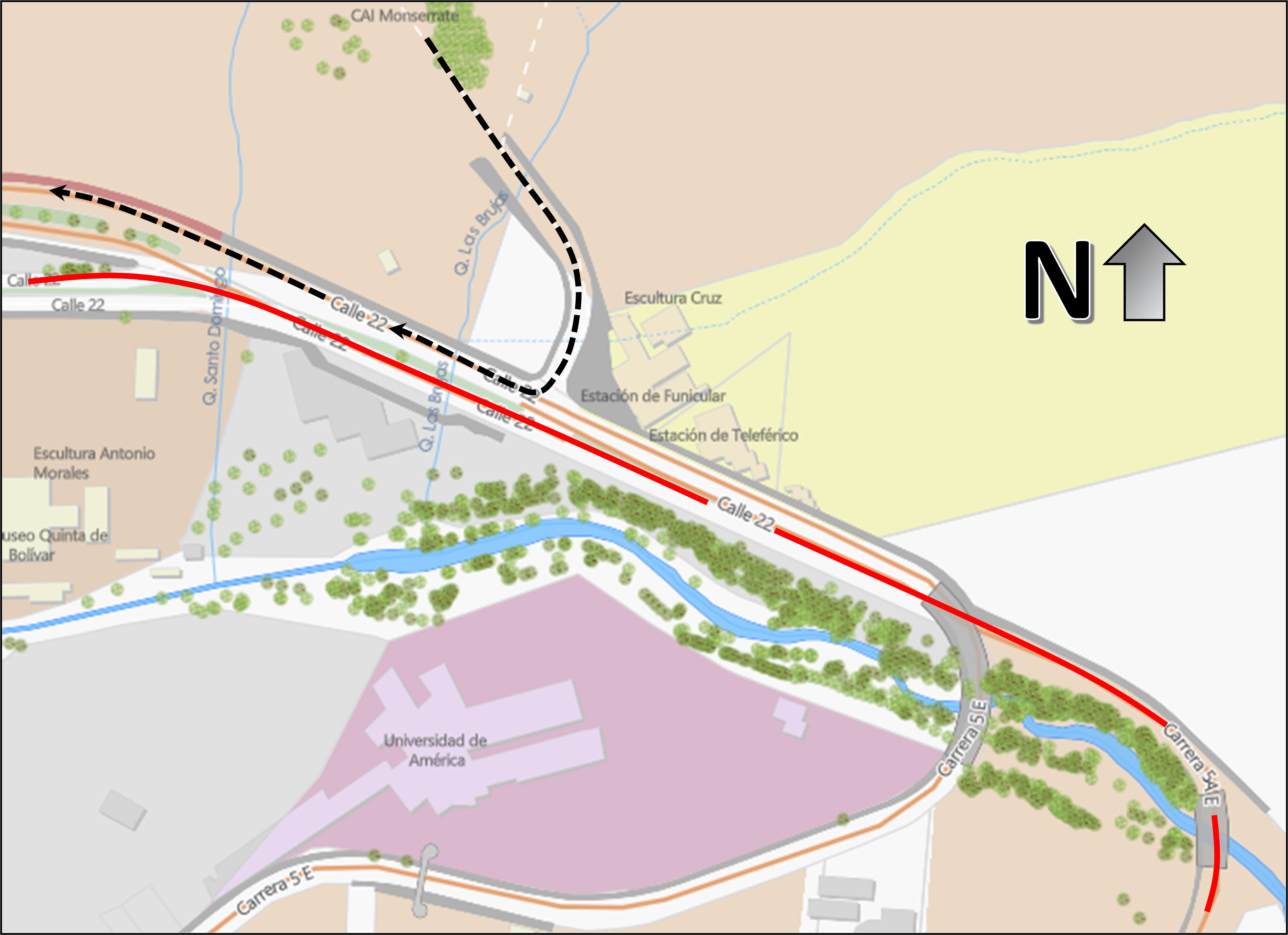 Cierres y desvíos en Bogotá por Runtrail Urbano 23 de junio 2024 