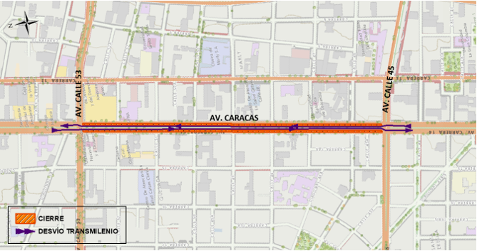 Metro: desvíos por inicio de traslado de redes en avenida Caracas