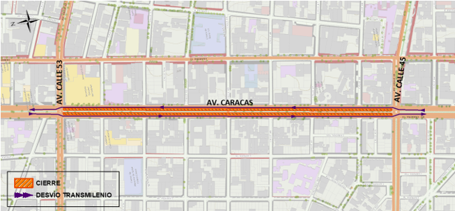 Metro: desvíos por inicio de traslado de redes en avenida Caracas