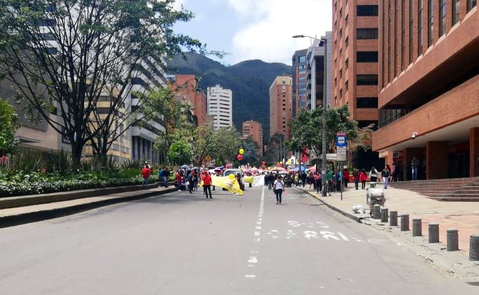 Manifestación de docentes