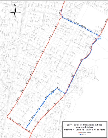 Cierres y desvíos por Ciclovía Nocturna del jueves 10 de agosto 2023