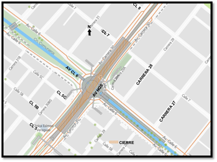 Mapa 1. Zona de Obra.