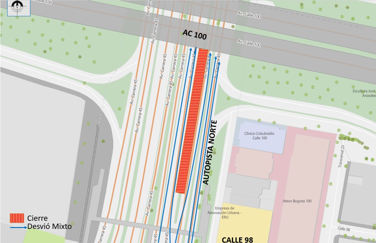 Plan de Manejo de Tránsito autopista norte