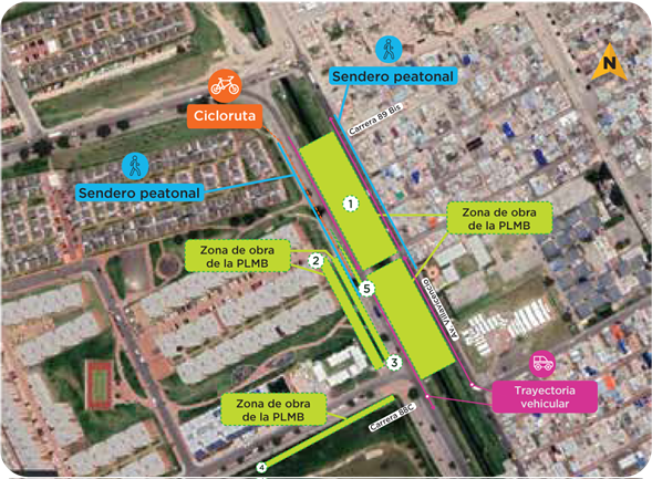 Planes de Manejo de Tránsito para tramos con obras de Línea 1 Metro