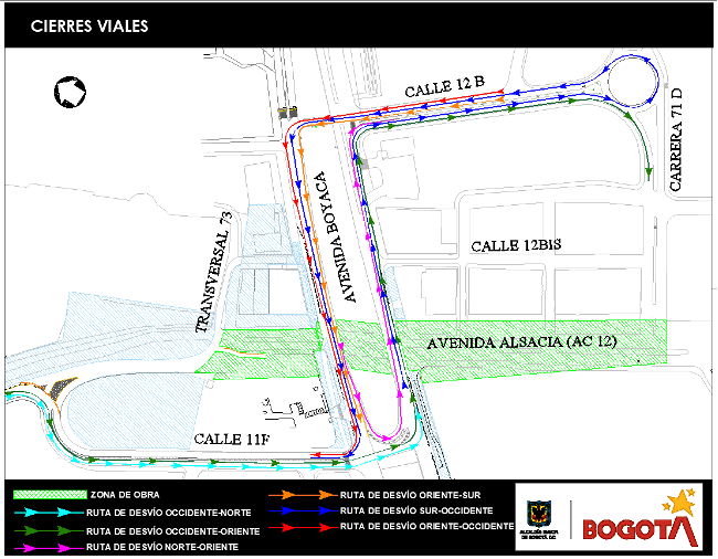 Mapa 2. desvío de particulares.