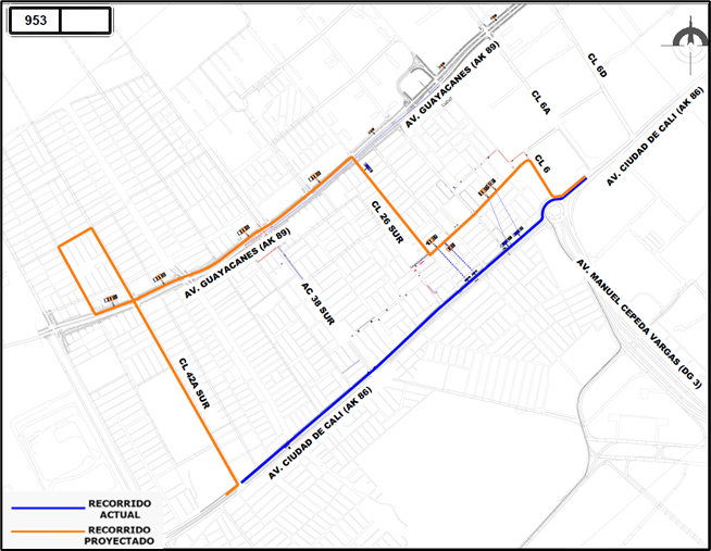 Cambios en rutas y paraderos del SITP por cierre en av. Ciudad de Cali