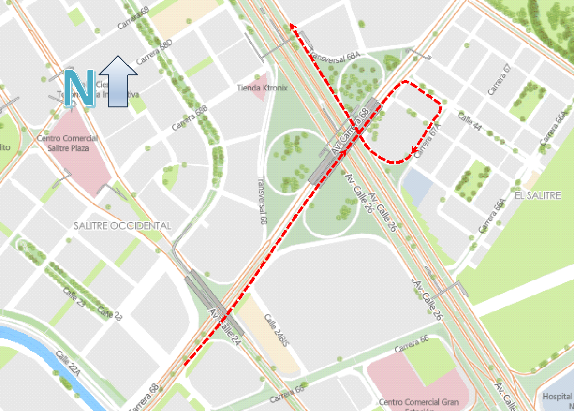 Cierres y desvíos por carrera Night Race 10k del 24 marzo de 2024