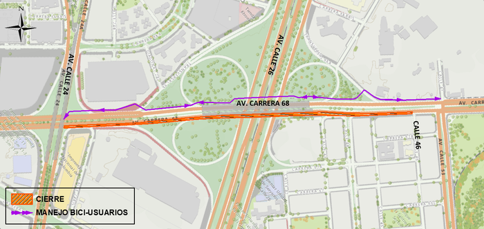 Mapa 4 - manejo de ciclistas.