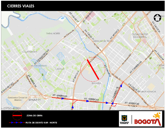 Mapa 4. Vías alternas