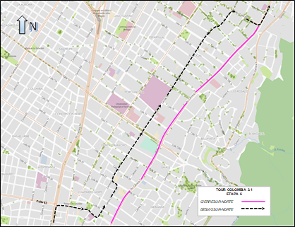 Cierres viales y desvíos en Bogotá por el Tour Colombia 2024 