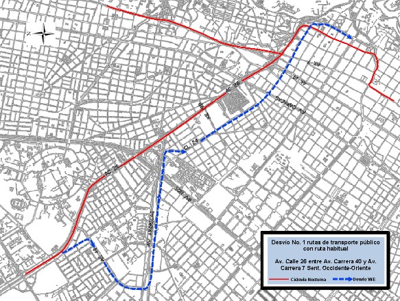 Cierres y desvíos por Ciclovía Nocturna del jueves 10 de agosto 2023