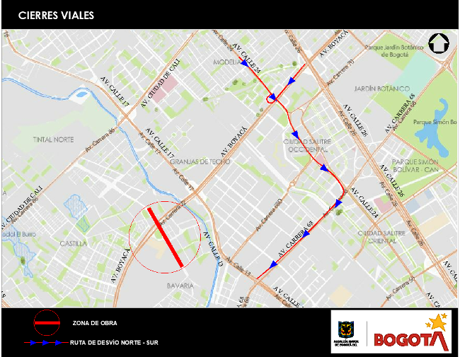 Mapa 6. Vías alternas