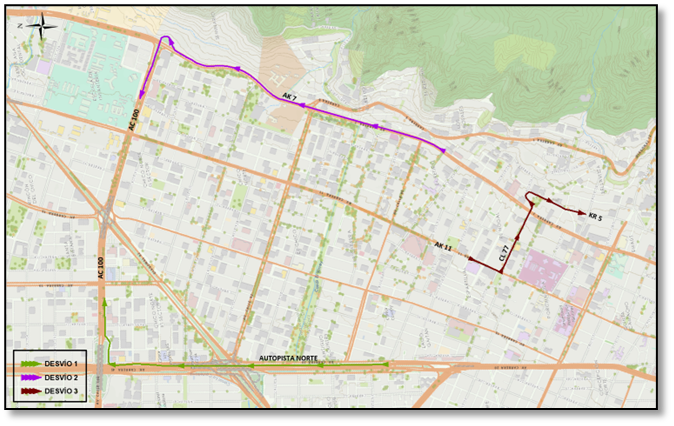 Cierres y desvíos por la Media Maratón de Bogotá 30 de julio de 2023