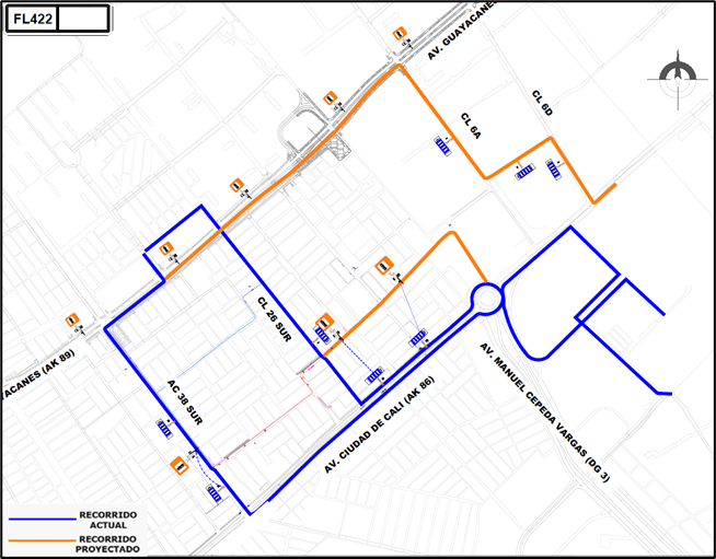 Cambios en rutas y paraderos del SITP por cierre en av. Ciudad de Cali