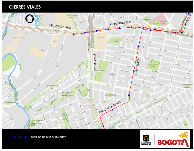 Mapa 9. Vías alternas