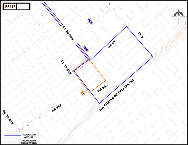 Cambios en rutas y paraderos del SITP por cierre en av. Ciudad de Cali