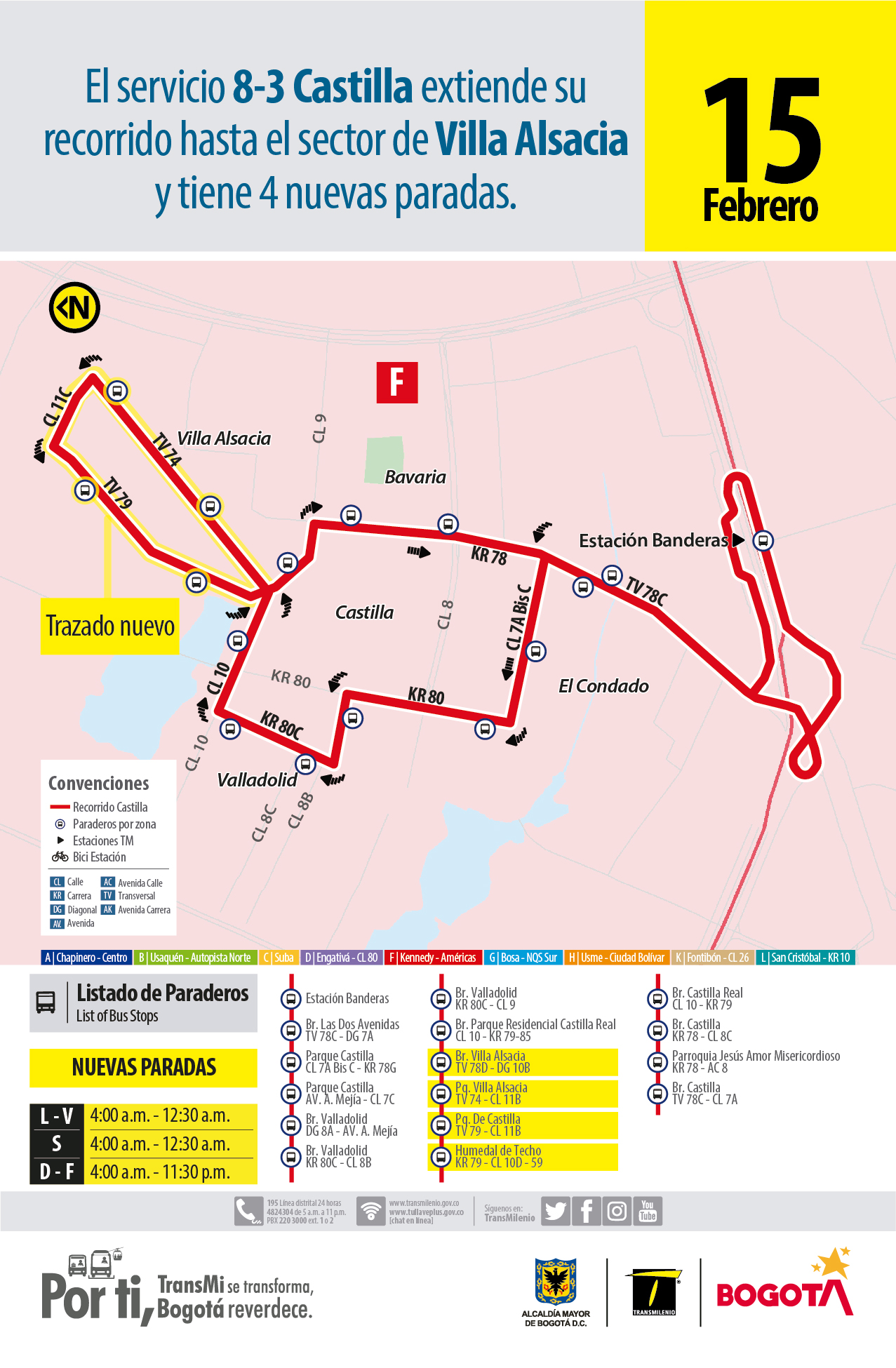 Mapa TransMilenio