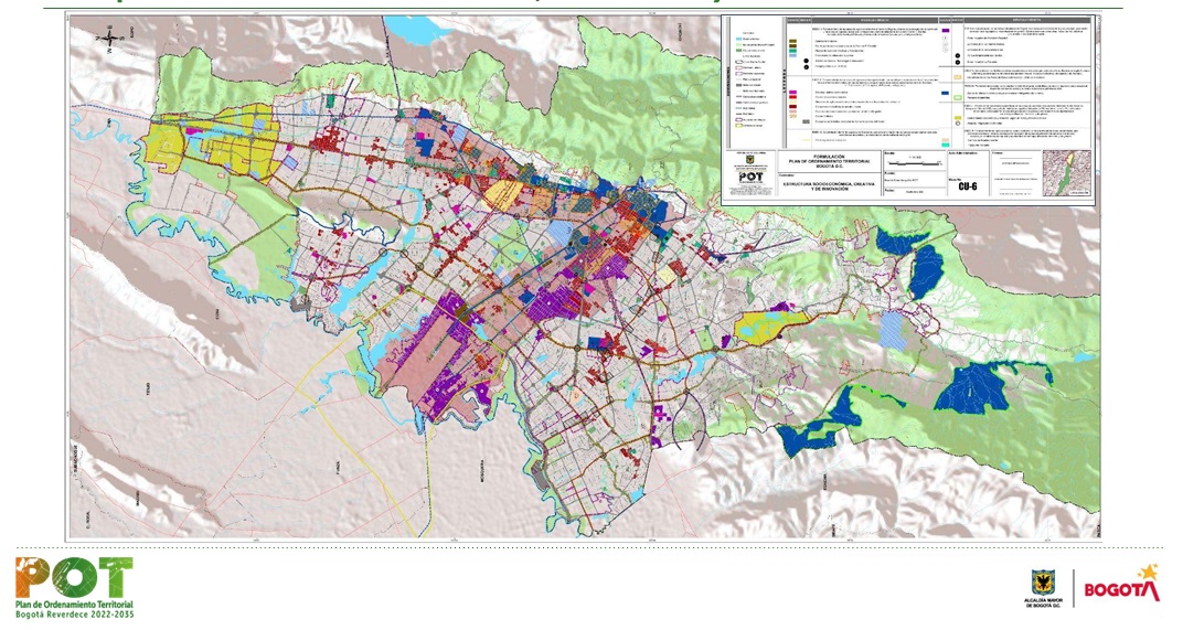 Mapa Estructura Económica, Creativa y de Innovación