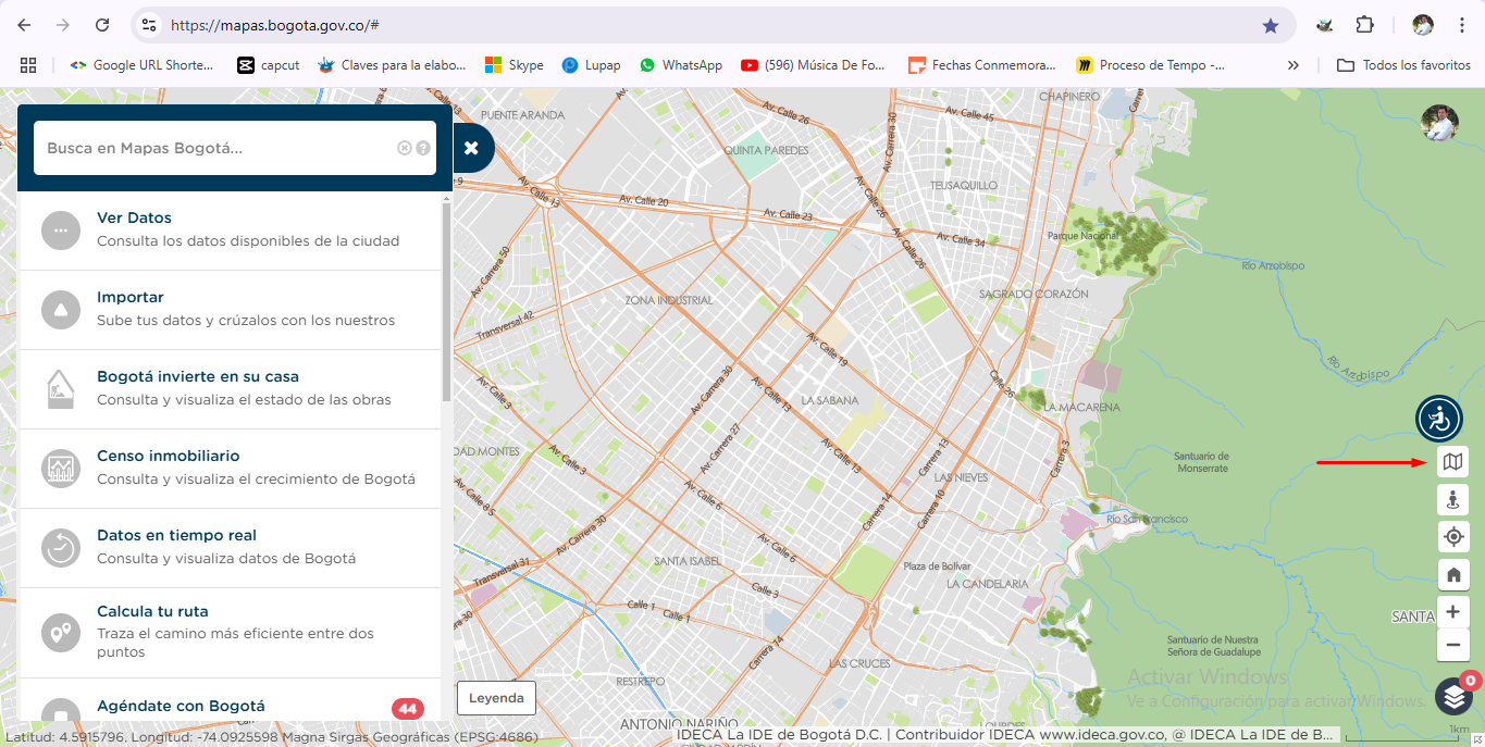 Mapas Bogotá